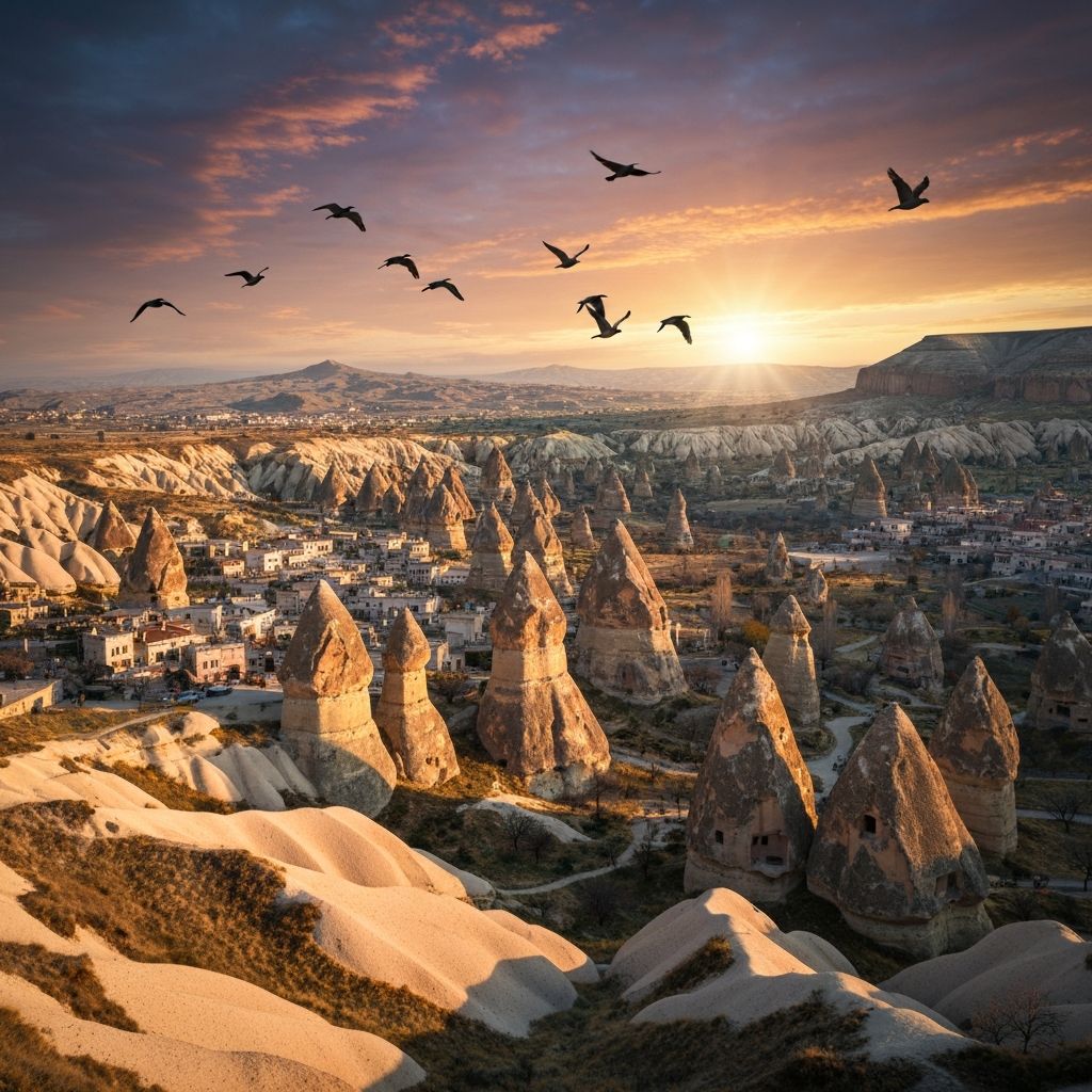 Göreme Vadisi Gün Batımı